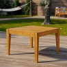 Modway Northlake Outdoor Patio Premium Grade A Teak Wood Side Table - Natural - Lifestyle