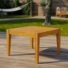 Modway Northlake Outdoor Patio Premium Grade A Teak Wood Side Table - Natural - Lifestyle - Modway Northlake Outdoor Patio Premium Grade A Teak Wood Side Table - Natural - Lifestyle