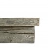 Modway Manteo 70" Rectangular Outdoor Patio Fire Pit Table - Light Gray - Closeup Angle