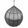 Modway Garner Teardrop Outdoor Patio Swing Chair Without Stand - Gray Gray - Back Angle - Modway Garner Teardrop Outdoor Patio Swing Chair Without Stand - Gray Gray - Back Angle