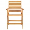 Modway Hatteras Outdoor Patio Eucalyptus Wood Dining Armchair - Natural - Front Angle