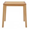 Modway Portsmouth Karri Wood Outdoor Patio Bar Table - Natural - Front Angle