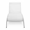 Modway Savannah Mesh Chaise Outdoor Patio Aluminum Lounge Chair - White - Side Angle - Modway Savannah Mesh Chaise Outdoor Patio Aluminum Lounge Chair - White - Side Angle