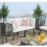 Modway Riverside 2 Piece Outdoor Patio Aluminum Sectional Sofa Set - Gray White - Lifestyle - Modway Riverside 2 Piece Outdoor Patio Aluminum Sectional Sofa Set - Gray White - Lifestyle