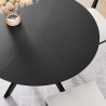 Modway Crossroads Round Wood Dining Table 1