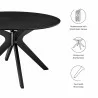 Modway Crossroads Round Wood Coffee Table  - Modway Crossroads Round Wood Coffee Table 