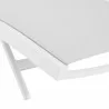 Modway Glimpse Outdoor Patio Mesh Chaise Lounge in White White - Set of Four - Seat Closeup Angle - Modway Glimpse Outdoor Patio Mesh Chaise Lounge in White White - Set of Four - Seat Closeup Angle
