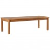 Modway Upland Outdoor Patio Teak Wood Coffee Table - Natural - Front Side Angle