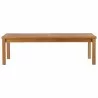 Modway Upland Outdoor Patio Teak Wood Coffee Table - Natural - Front Angle - Modway Upland Outdoor Patio Teak Wood Coffee Table - Natural - Front Angle
