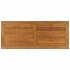 Modway Upland Outdoor Patio Teak Wood Coffee Table - Natural - Top Angle - Modway Upland Outdoor Patio Teak Wood Coffee Table - Natural - Top Angle