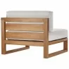 Modway Upland Outdoor Patio Right-Arm Chair - Natural White - Back Side Angle - Modway Upland Outdoor Patio Right-Arm Chair - Natural White - Back Side Angle