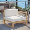 Modway Upland Outdoor Patio Right-Arm Chair - Natural White - Lifestyle - Modway Upland Outdoor Patio Right-Arm Chair - Natural White - Lifestyle