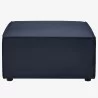 Modway Saybrook Outdoor Patio Upholstered Sectional Sofa Ottoman in Navy - Front Angle - Modway Saybrook Outdoor Patio Upholstered Sectional Sofa Ottoman in Navy - Front Angle