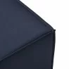 Modway Saybrook Outdoor Patio Upholstered Sectional Sofa Ottoman in Navy - Closeup Top Angle - Modway Saybrook Outdoor Patio Upholstered Sectional Sofa Ottoman in Navy - Closeup Top Angle