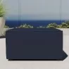 Modway Saybrook Outdoor Patio Upholstered Sectional Sofa Ottoman in Navy - Lifestyle - Modway Saybrook Outdoor Patio Upholstered Sectional Sofa Ottoman in Navy - Lifestyle