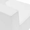 Modway Saybrook Outdoor Patio Upholstered 3-Piece Sectional Sofa - White - Seat Closeup Angle - Modway Saybrook Outdoor Patio Upholstered 3-Piece Sectional Sofa - White - Seat Closeup Angle