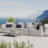 Modway Saybrook Outdoor Patio Upholstered 4-Piece Sectional Sofa - Gray - Lifestyle