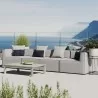 Modway Saybrook Outdoor Patio Upholstered 4-Piece Sectional Sofa - Gray - Lifestyle - Modway Saybrook Outdoor Patio Upholstered 4-Piece Sectional Sofa - Gray - Lifestyle