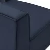 Modway Saybrook Outdoor Patio Upholstered 8-Piece Sectional Sofa - Navy - Seat Closeup Angle - Modway Saybrook Outdoor Patio Upholstered 8-Piece Sectional Sofa - Navy - Seat Closeup Angle