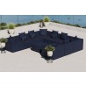 Modway Saybrook Outdoor Patio Upholstered 10-Piece Sectional Sofa - Navy - Lifestyle - Modway Saybrook Outdoor Patio Upholstered 10-Piece Sectional Sofa - Navy - Lifestyle