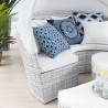 Modway Scottsdale Canopy Sunbrella® Outdoor Patio Daybed - Light Gray White - Lifestyle