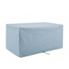 Modway Conway Outdoor Patio Furniture Cover - Gray - Front Side Angle