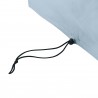Modway Conway Outdoor Patio Furniture Cover - Gray - Closeup Angle - Modway Conway Outdoor Patio Furniture Cover - Gray - Closeup Angle