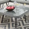 Modway Endeavor Outdoor Patio Wicker Rattan Square Coffee Table - Gray - Lifestyle - Modway Endeavor Outdoor Patio Wicker Rattan Square Coffee Table - Gray - Lifestyle