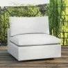 Modway Commix Overstuffed Outdoor Patio Armless Chair - White - Lifestyle - Modway Commix Overstuffed Outdoor Patio Armless Chair - White - Lifestyle