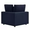 Modway Commix Overstuffed Outdoor Patio Corner Chair in Navy - Back  Angle - Modway Commix Overstuffed Outdoor Patio Corner Chair in Navy - Back  Angle