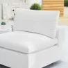 Modway Commix Sunbrella® Outdoor Patio Armless Chair - White - Lifestyle - Modway Commix Sunbrella® Outdoor Patio Armless Chair - White - Lifestyle