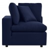 Modway Commix Sunbrella® Outdoor Patio Corner Chair in Navy - Side Angle