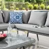 Modway Endeavor Wicker Rattan Outdoor Patio Wicker Rattan Seating Set - Gray Gray - Lifestyle - Modway Endeavor Wicker Rattan Outdoor Patio Wicker Rattan Seating Set - Gray Gray - Lifestyle