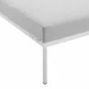 Modway Harmony Sunbrella® Basket Weave Outdoor Patio Aluminum Armless Chair - Taupe Gray - Base Angle - Modway Harmony Sunbrella® Basket Weave Outdoor Patio Aluminum Armless Chair - Taupe Gray - Base Angle