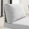 Modway Harmony Sunbrella® Basket Weave Outdoor Patio Aluminum Armless Chair - Taupe Gray - Lifestyle - Modway Harmony Sunbrella® Basket Weave Outdoor Patio Aluminum Armless Chair - Taupe Gray - Lifestyle