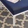 Modway Harmony Sunbrella® Outdoor Patio Aluminum Ottoman in Navy - Lifestyle