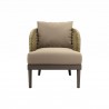 Modway Meadow Outdoor Patio Armchair in Natural Taupe - Front Angle