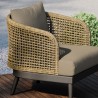 Modway Meadow Outdoor Patio Armchair in Natural Taupe - Lifestyle