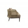 Modway Meadow Outdoor Patio Sofa in Natural Taupe - Side Angle