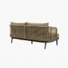 Modway Meadow Outdoor Patio Sofa in Natural Taupe - Back Side Angle