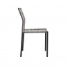 Modway Serenity Outdoor Patio Chairs in Light Gray - Set of Two - Side Angle