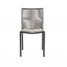 Modway Serenity Outdoor Patio Chairs in Light Gray - Set of Two - Front Angle