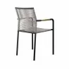 Modway Serenity Outdoor Patio Armchairs in Light Gray - Set of Two - Back Side Angle - Modway Serenity Outdoor Patio Armchairs in Light Gray - Set of Two - Back Side Angle