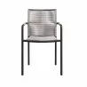Modway Serenity Outdoor Patio Armchairs in Light Gray - Set of Two - Front Angle - Modway Serenity Outdoor Patio Armchairs in Light Gray - Set of Two - Front Angle