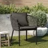 Modway Sailor Outdoor Patio Dining Armchair - Charcoal Charcoal - Lifestyle - Modway Sailor Outdoor Patio Dining Armchair - Charcoal Charcoal - Lifestyle