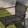 Modway Lagoon Outdoor Patio Dining Armchairs in Charcoal - Set of Two - Lifestyle