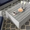 Modway Conway 4-Piece Outdoor Patio Wicker Rattan Furniture Set - Light Gray Navy - Lifestyle - Modway Conway 4-Piece Outdoor Patio Wicker Rattan Furniture Set - Light Gray Navy - Lifestyle