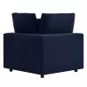 Modway Commix Sunbrella® Outdoor Patio Loveseat in Navy - Corner Chair in Back Angle - Modway Commix Sunbrella® Outdoor Patio Loveseat in Navy - Corner Chair in Back Angle