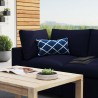 Modway Commix Sunbrella® Outdoor Patio Loveseat in Navy - Lifestyle