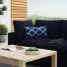 Modway Commix Sunbrella® Outdoor Patio Loveseat in Navy - Lifestyle - Modway Commix Sunbrella® Outdoor Patio Loveseat in Navy - Lifestyle